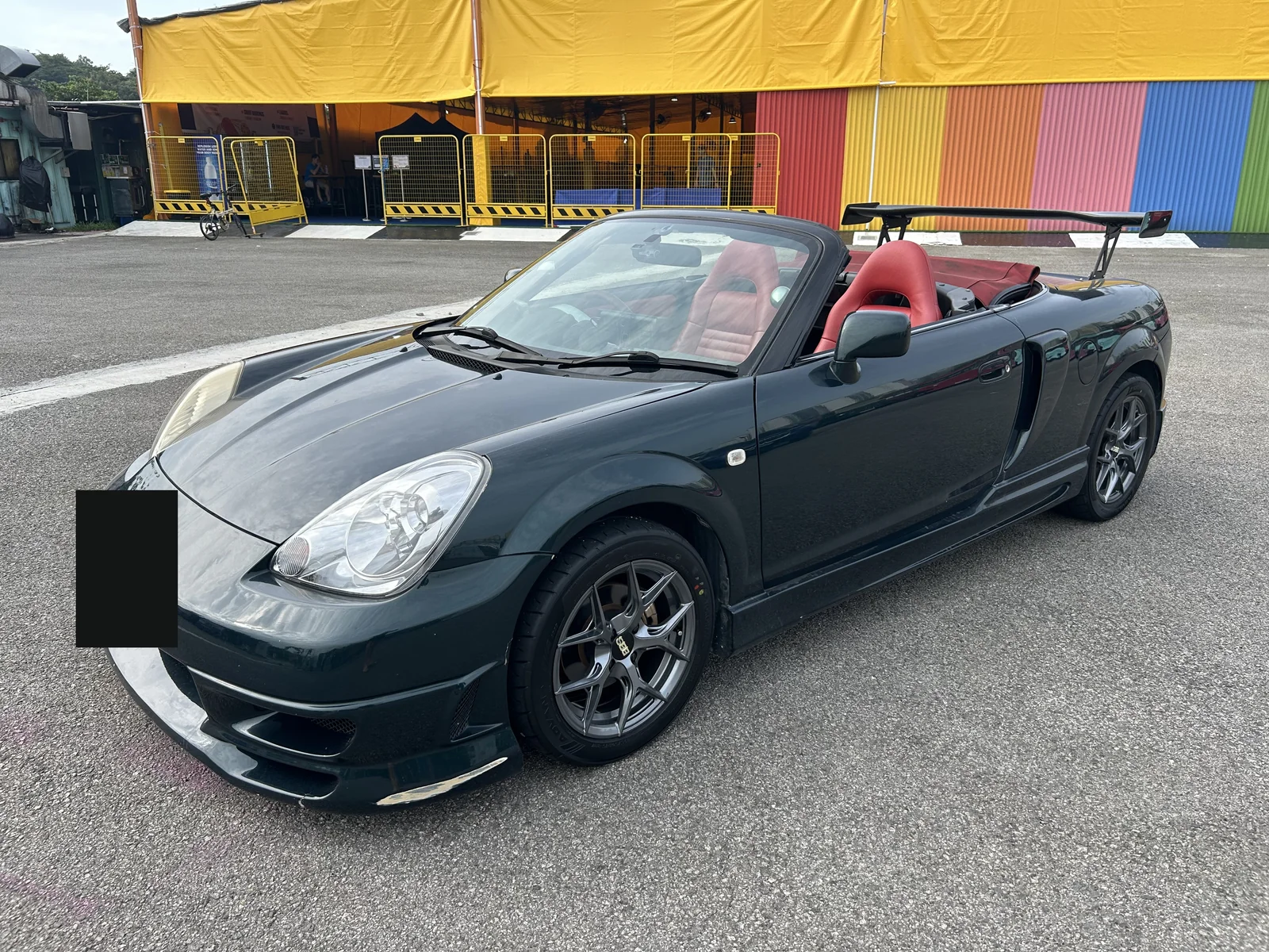 Toyota MR-S · dark green from Kevin’s own photo album