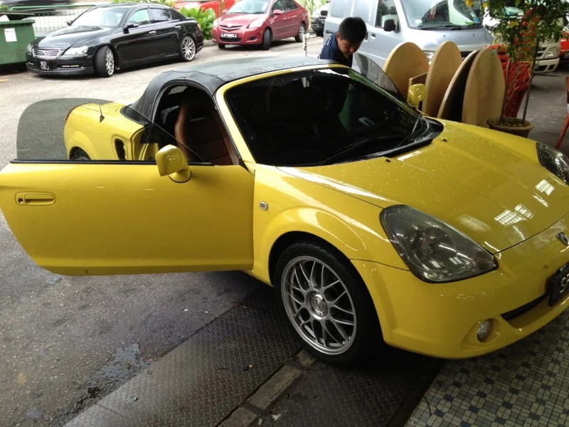 Toyota MR-S · yellow from Kevin’s own photo album