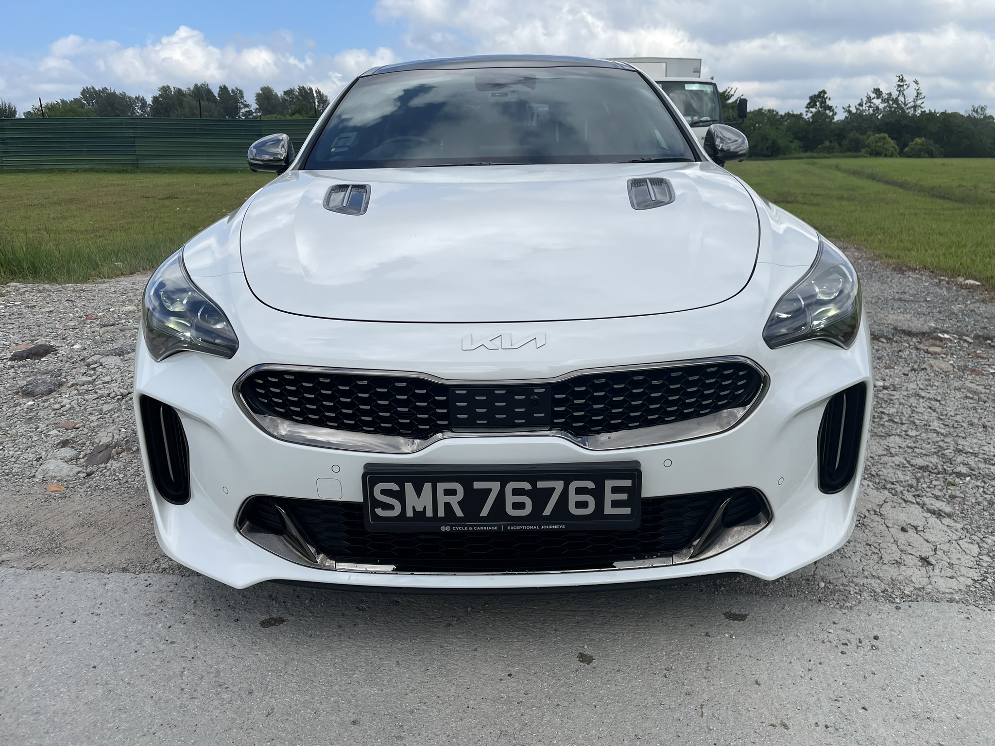 My white Kia Stinger