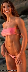 very lean lady